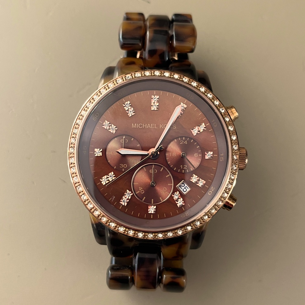 Michael Kors Rose Gold Chronograph Watch